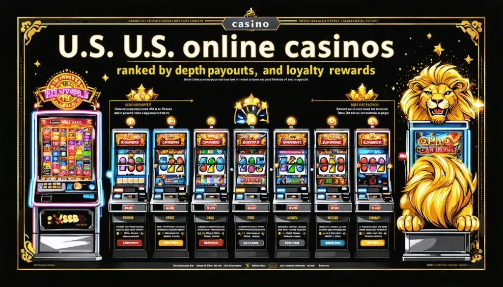 U.S. Online Casinos Ranked by Depth, Payouts and Loyalty Rewards
